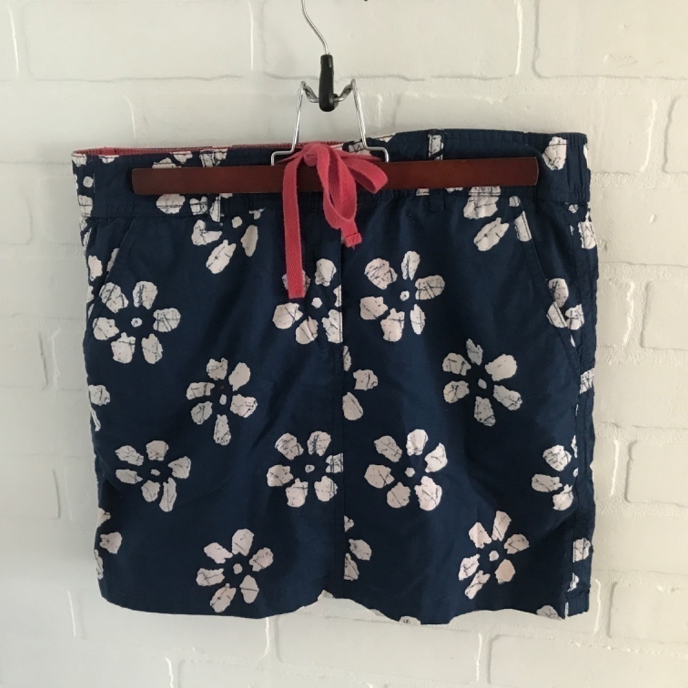 NWT Vintage Y2K 90s Deadstock Mini skirt Reversible Surf Core Beach Sz S